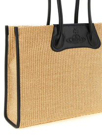Vivienne Westwood Troy Shopping Bag Beige