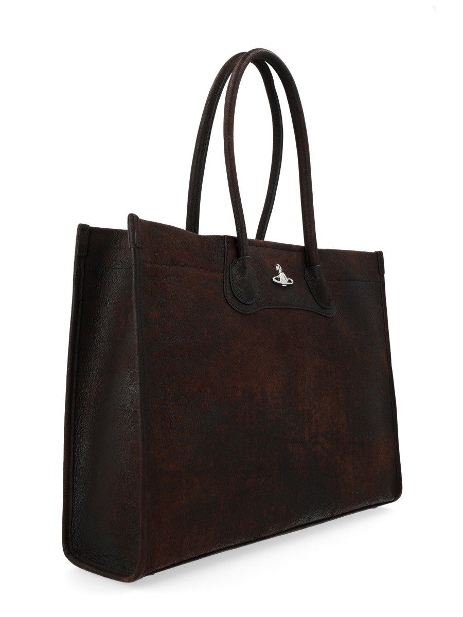 Vivienne Westwood Women's Troy Tote Bag Brown