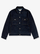 Stussy Men's Trucker Denim Cotton Jacket Blue, view 2