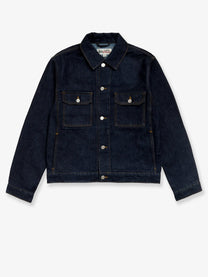 Stussy Men's Trucker Denim Cotton Jacket Blue, view 2