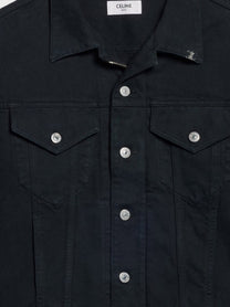 Celine Men's Trucker Denim Jacket Black