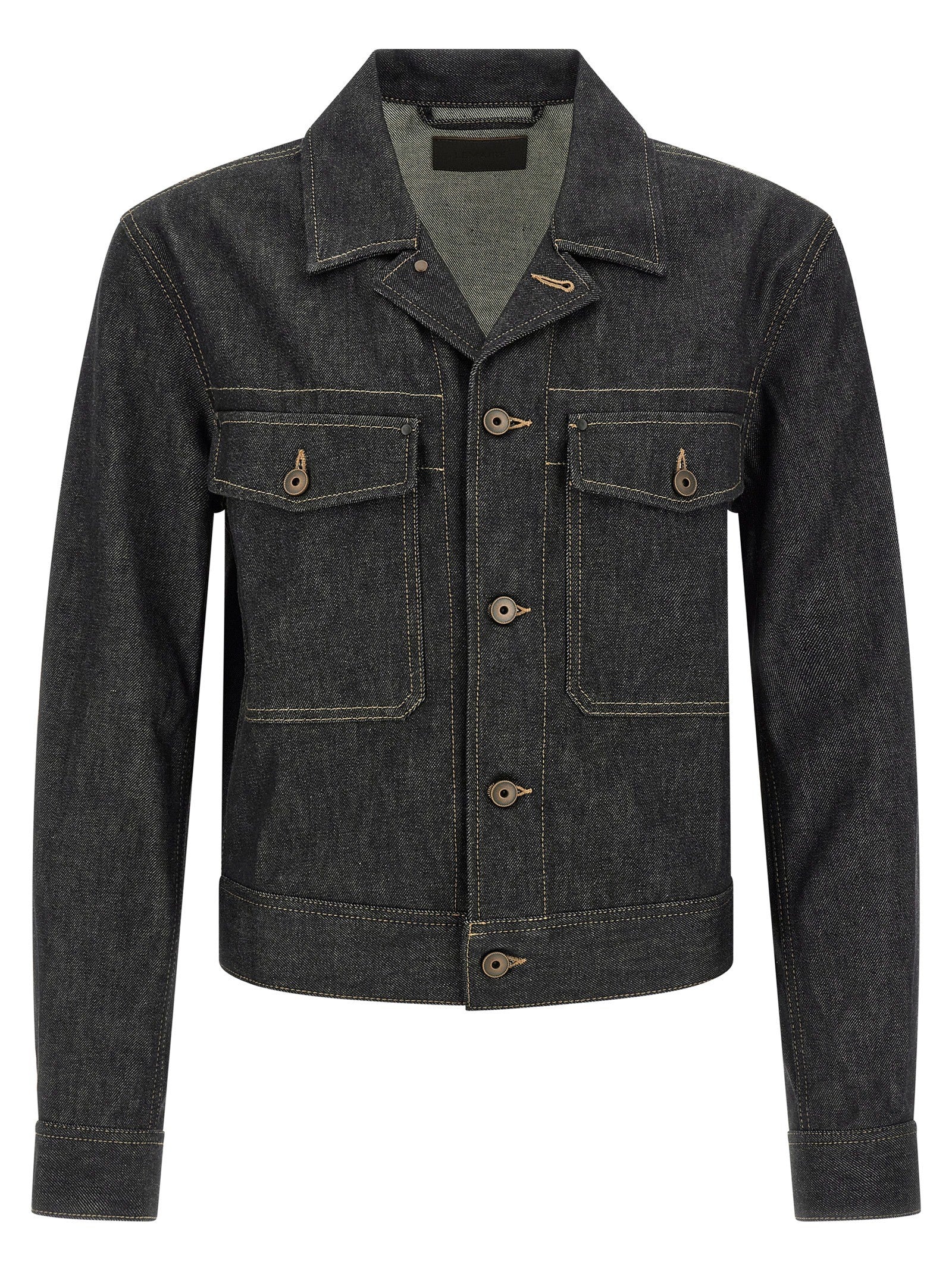Lemaire Trucker Jacket Blue