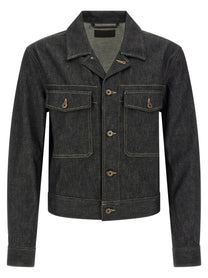 Lemaire Trucker Jacket Blue