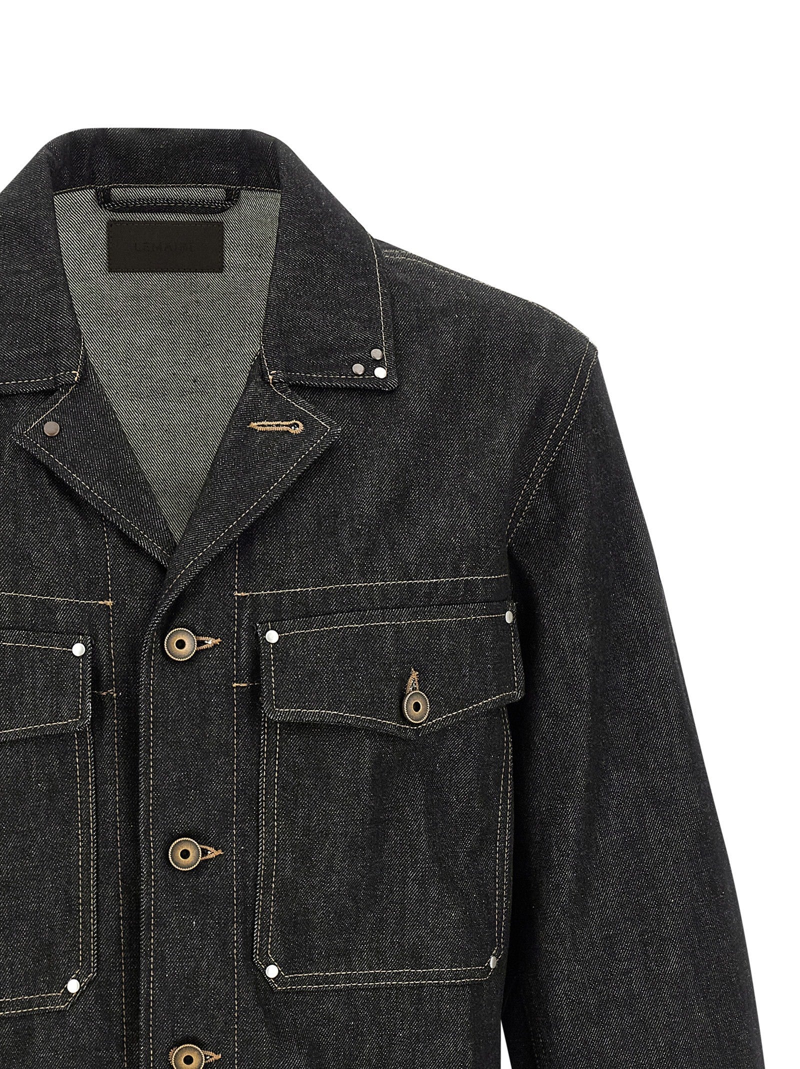 Lemaire Trucker Jacket Black