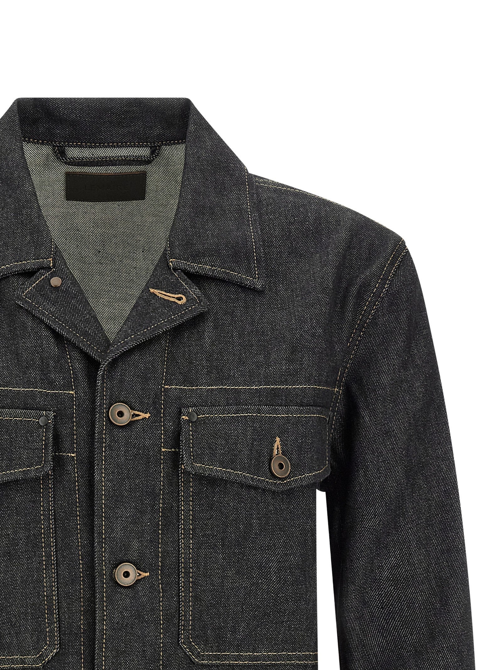 Lemaire Trucker Jacket Blue