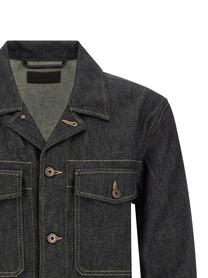 Lemaire Trucker Jacket Blue