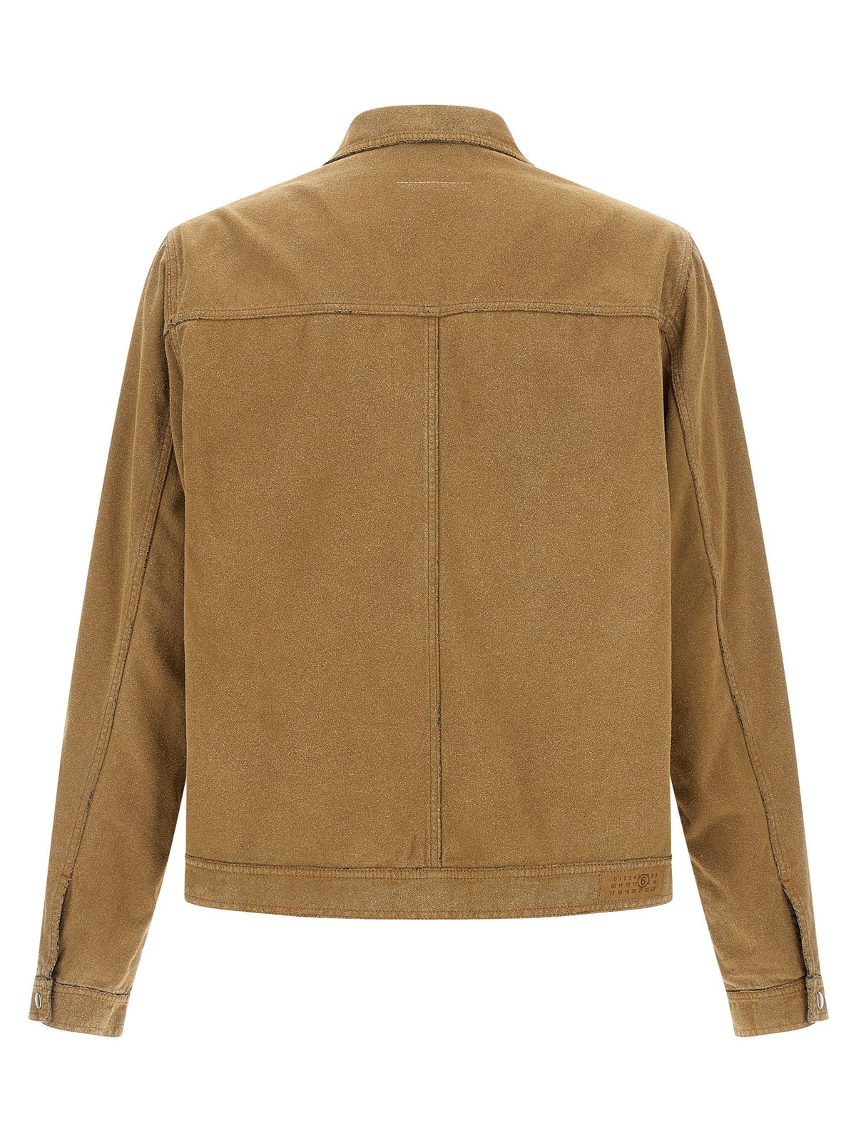 MM6 Maison Margiela Trucker Jacket Beige, view 2