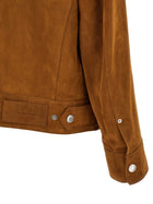 Ami Paris Trucker Jacket Brown