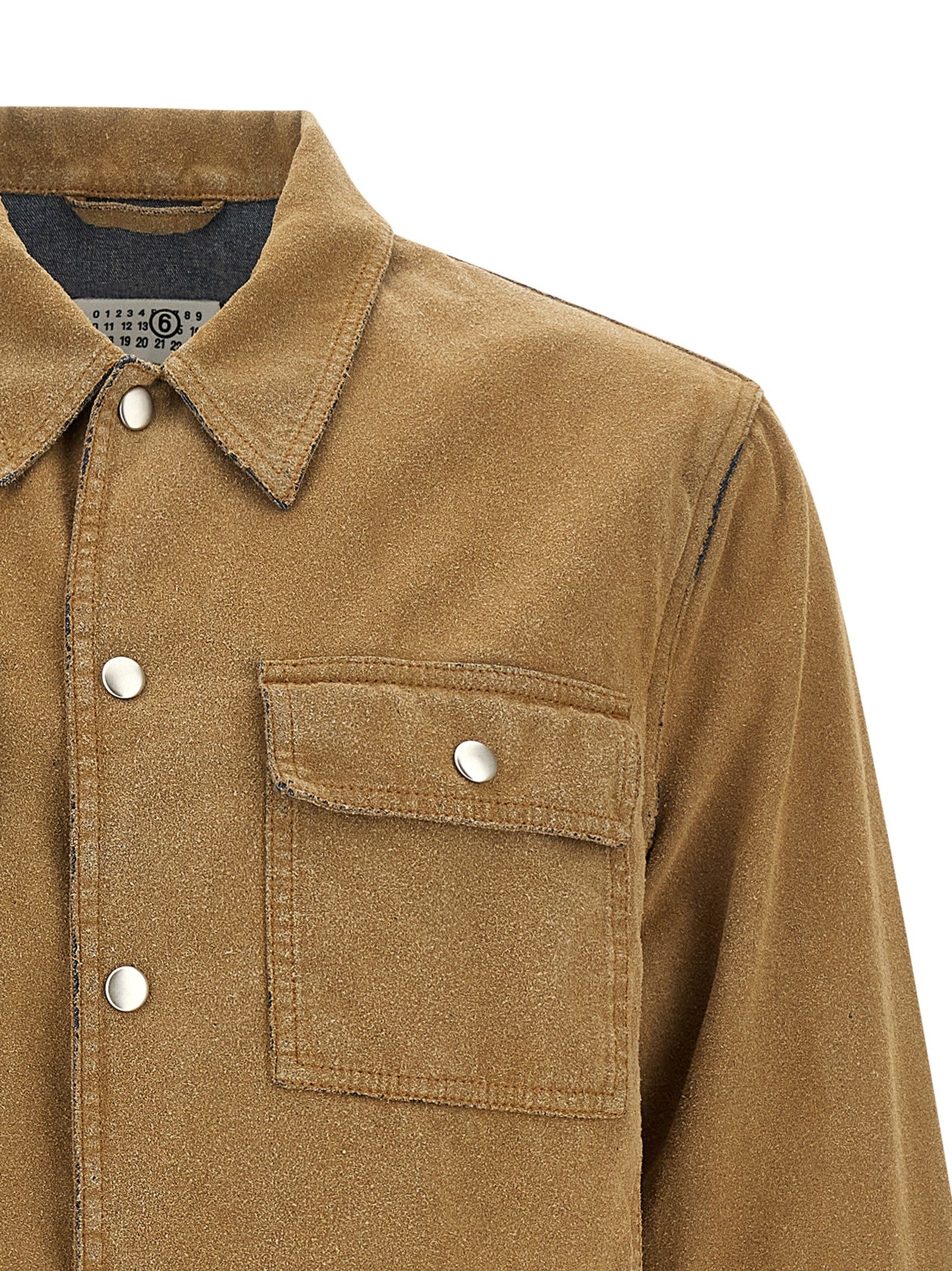 MM6 Maison Margiela Trucker Jacket Beige