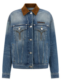 Versace Trucker Jacket Blue