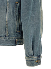 Saint Laurent Trucker Jacket Blue