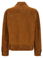 Ami Paris Trucker Jacket Brown