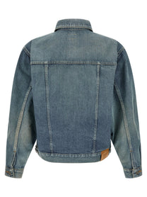 Saint Laurent Trucker Jacket Blue