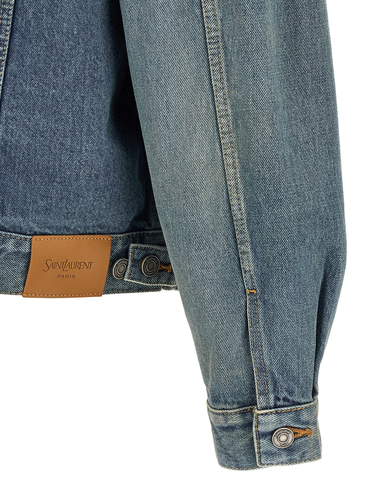 Saint Laurent Trucker Jacket Blue, view 5