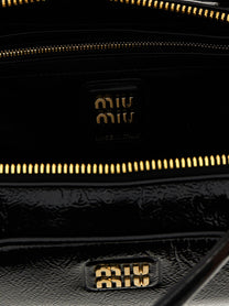 Miu Miu Trunk Hand Bag Black