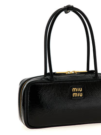 Miu Miu Trunk Hand Bag Black