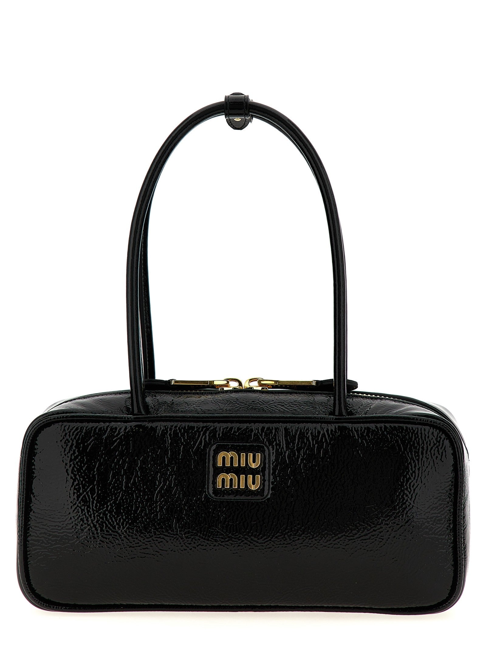 Miu Miu Trunk Hand Bag Black