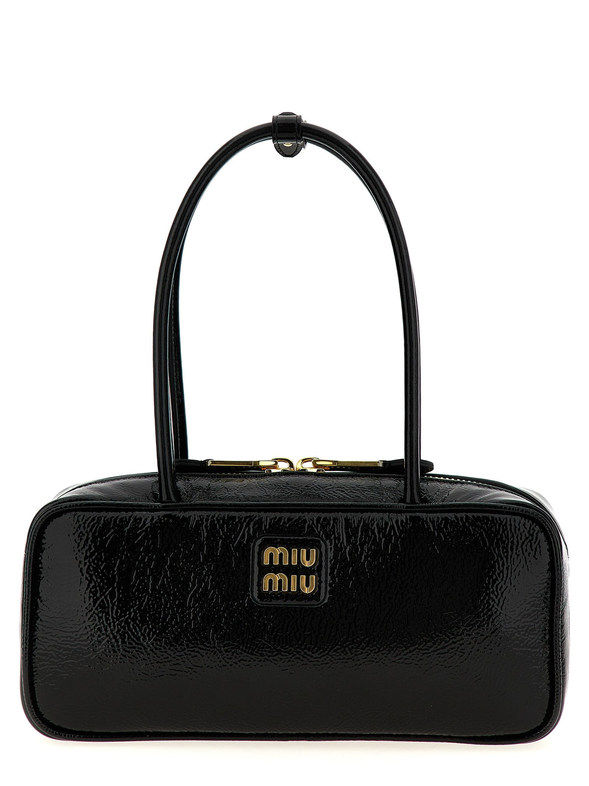 Miu Miu Trunk Hand Bag Black