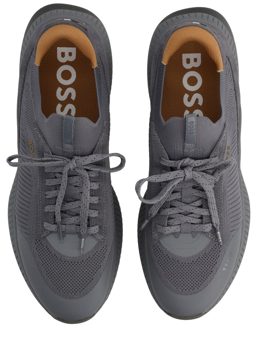 Boss Men's Ttnm Evo Sneaker Grey