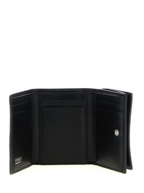 Fendi Tube Mini Trifold Wallet Black