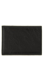 Fendi Tube Mini Trifold Wallet Black, view 2