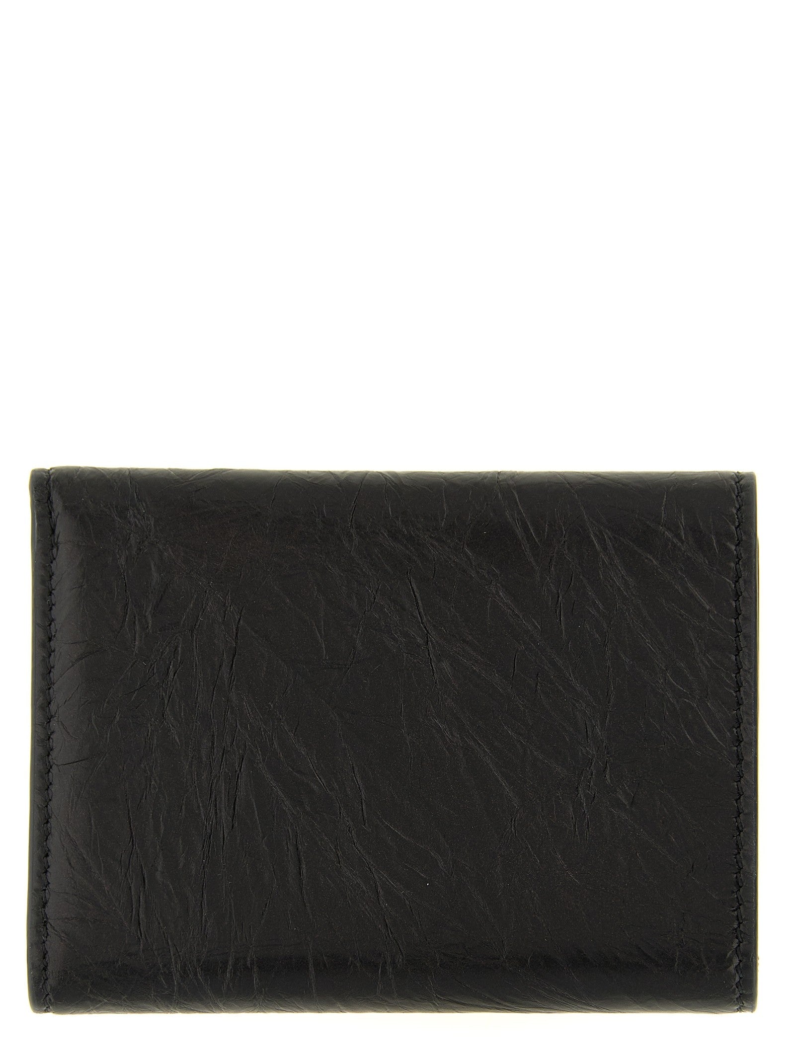 Fendi Tube Mini Trifold Wallet Black