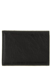 Fendi Tube Mini Trifold Wallet Black