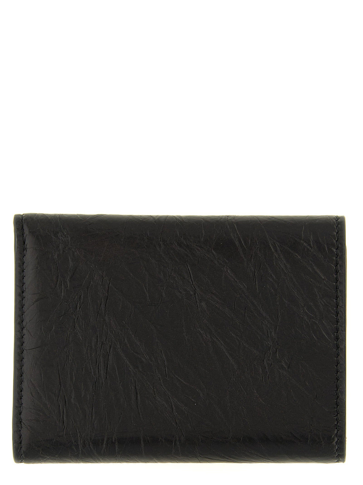 Fendi Tube Mini Trifold Wallet Black, view 2