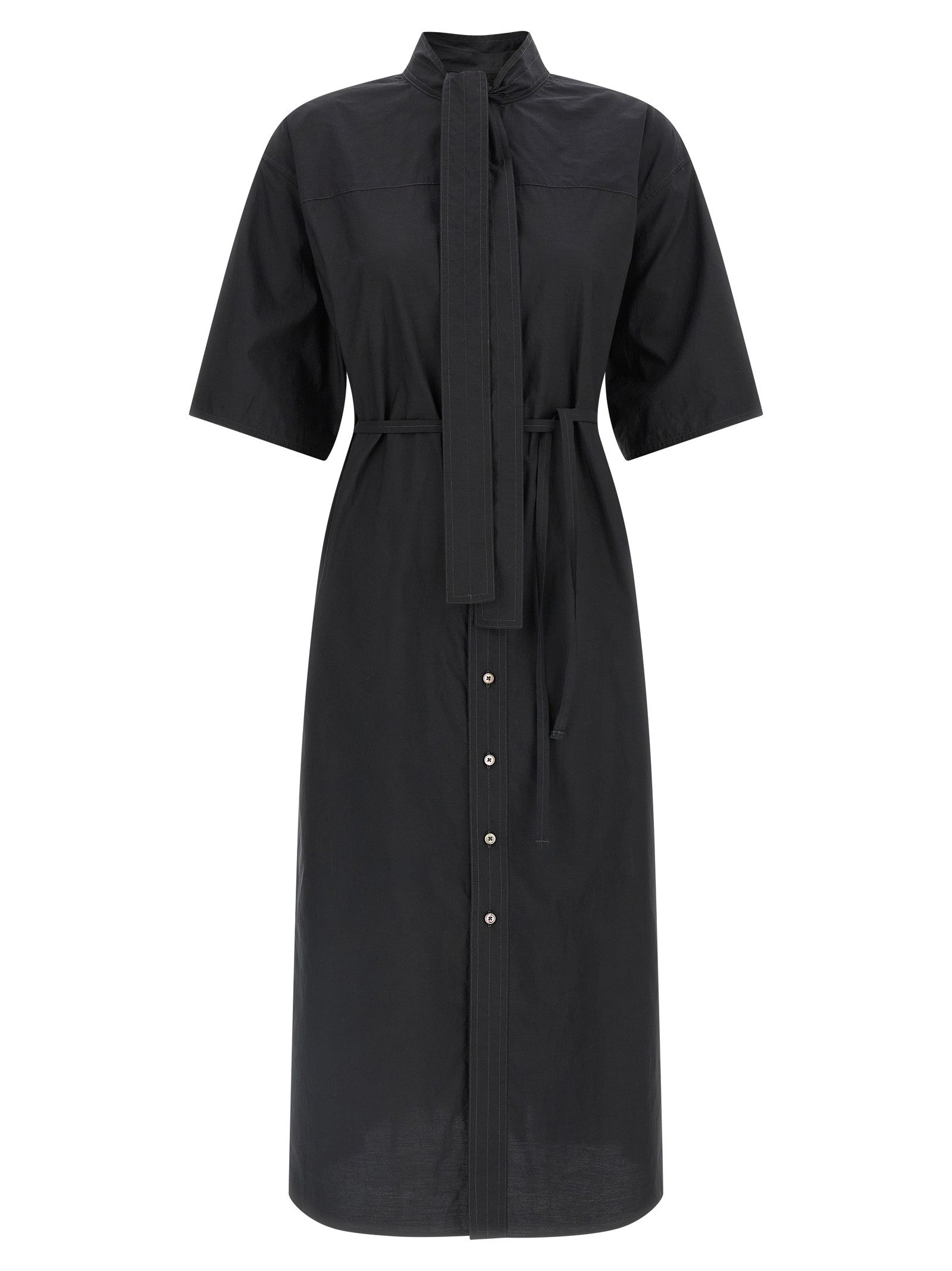 Lemaire Tube Reversible Dress Black