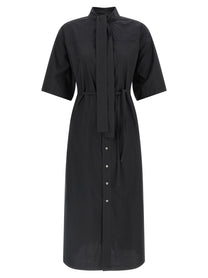Lemaire Tube Reversible Dress Black