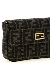 Fendi Tube Wallet on Chain Brown