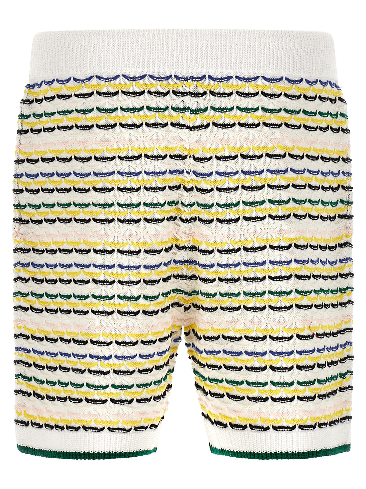 Casablanca Tuck Stitch Bermuda Shorts Gold, view 2