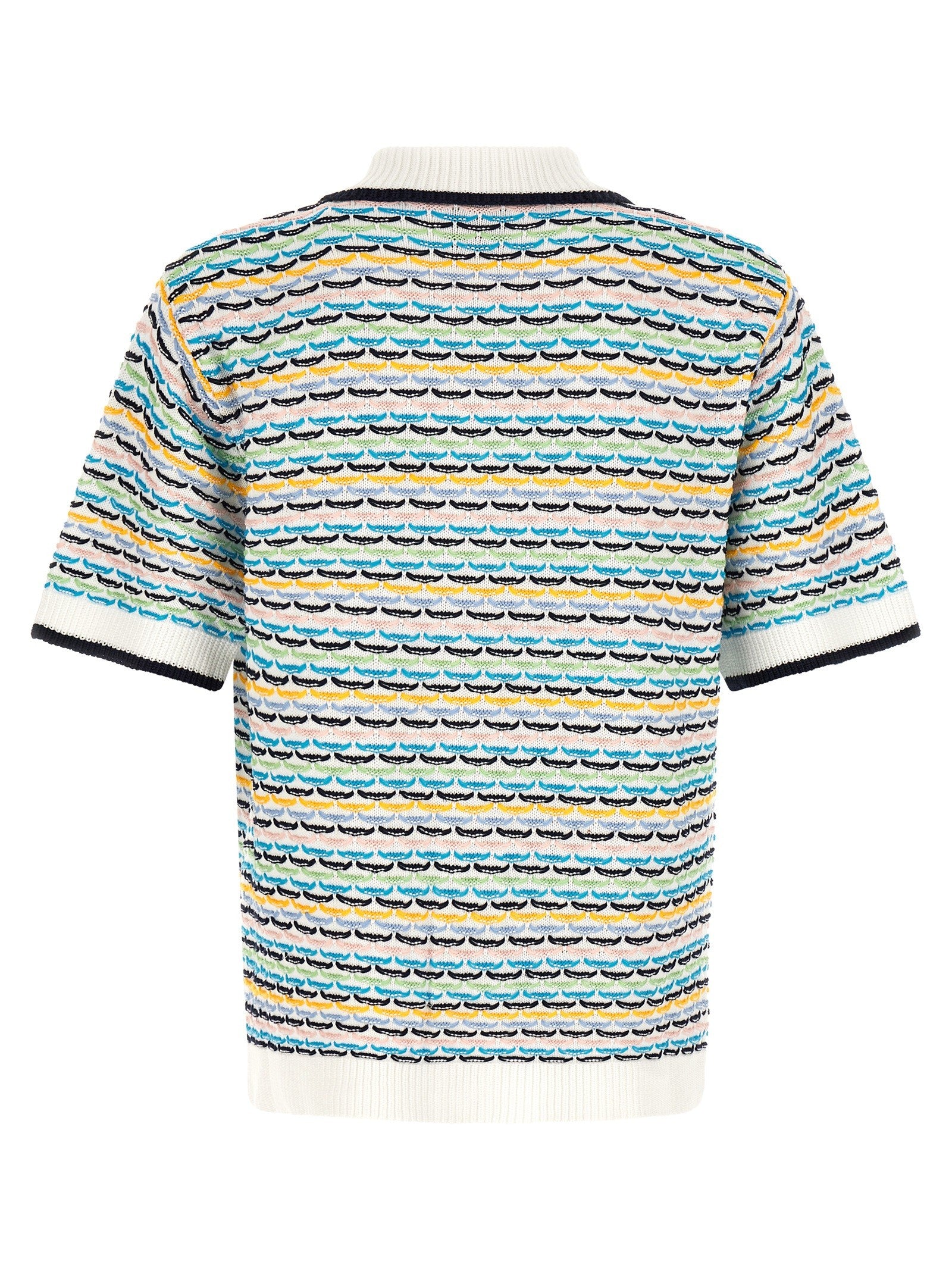 Casablanca Tuck Stitch Shirt Gold