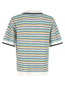 Casablanca Tuck Stitch Shirt Gold