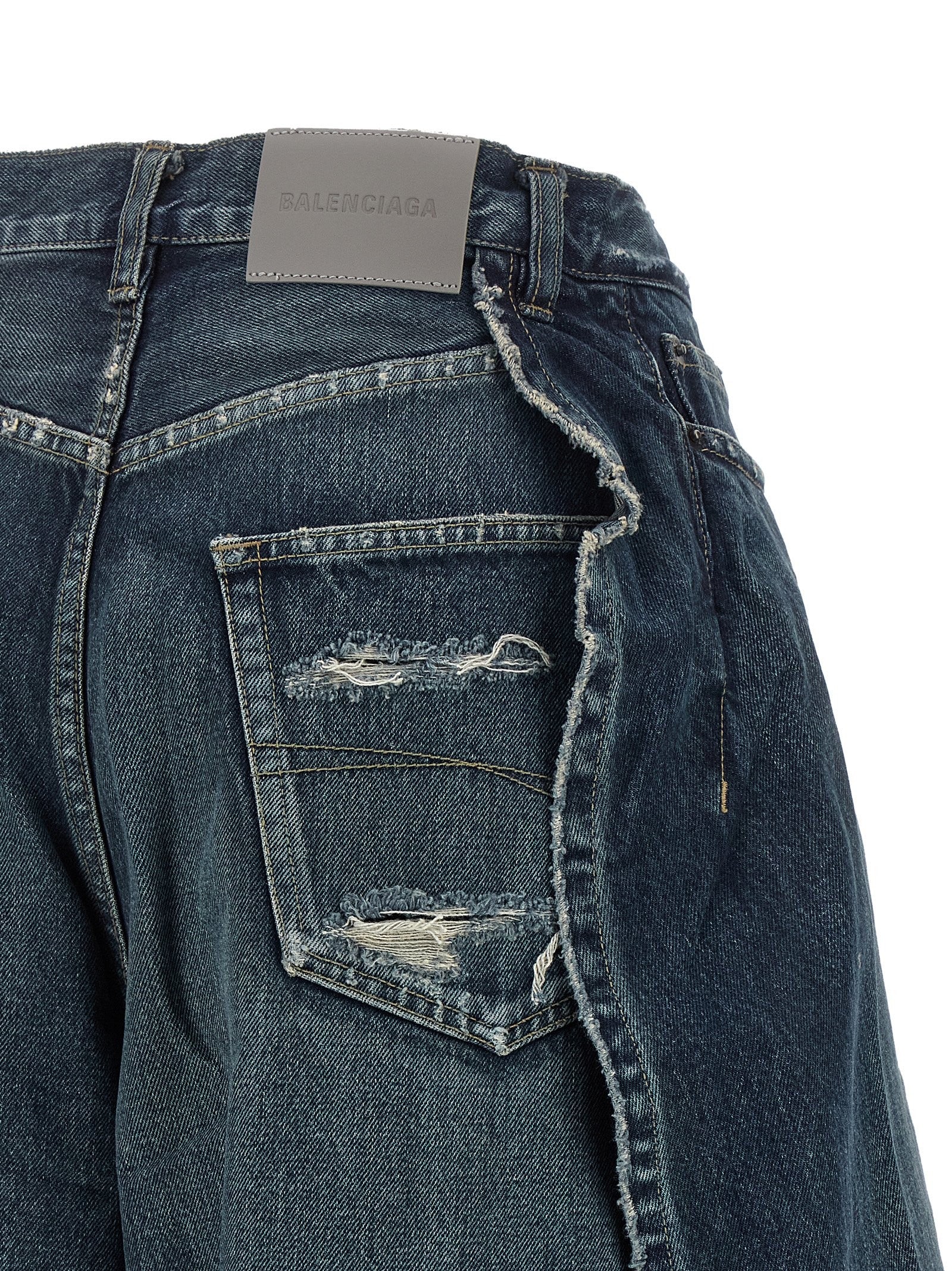 Balenciaga Tulipano Jeans Blue