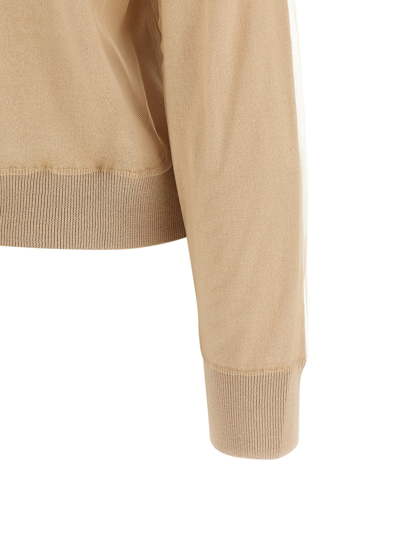 Fabiana Filippi Tulle Cardigan Brown