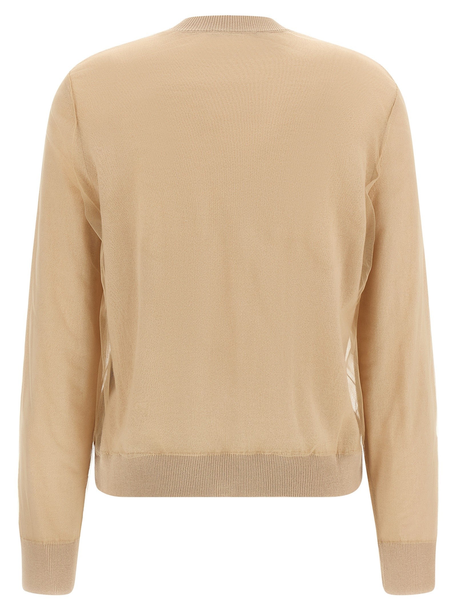 Fabiana Filippi Tulle Cardigan Brown