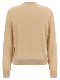 Fabiana Filippi Tulle Cardigan Brown