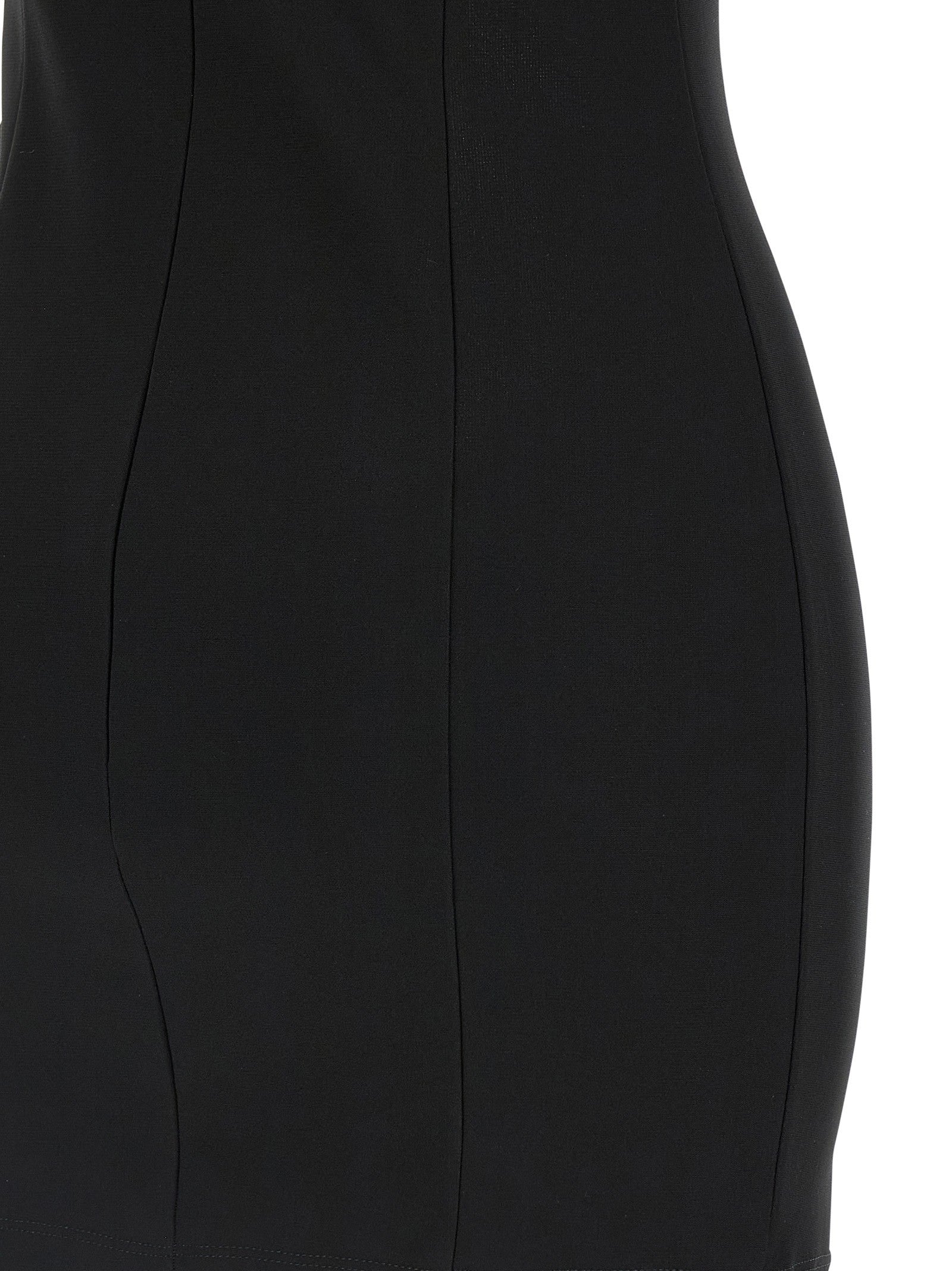 Nensi Dojaka Tulle Insert Dress Black
