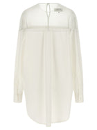 MM6 Maison Margiela Tulle Insert Shirt White, view 2