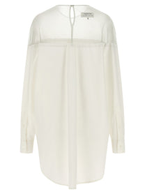 MM6 Maison Margiela Tulle Insert Shirt White, view 2