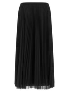 Fabiana Filippi Tulle Pleated Skirt Blue, view 2