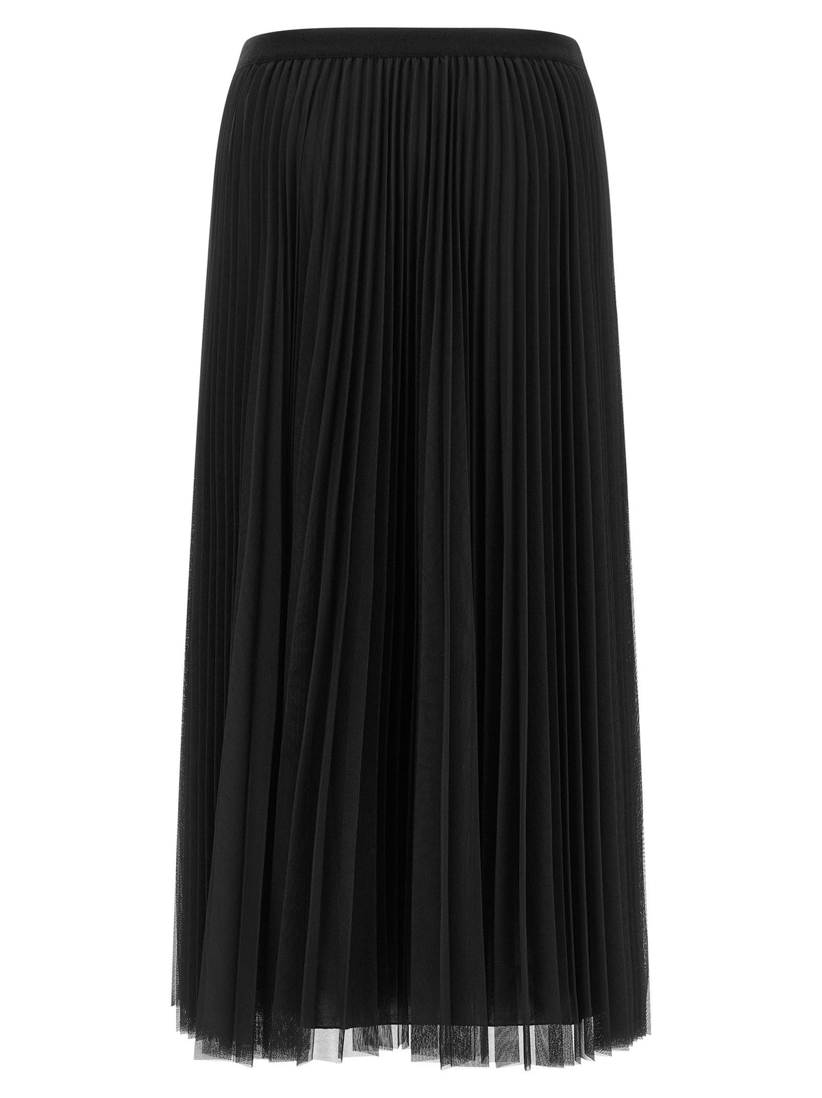 Fabiana Filippi Tulle Pleated Skirt Blue, view 2