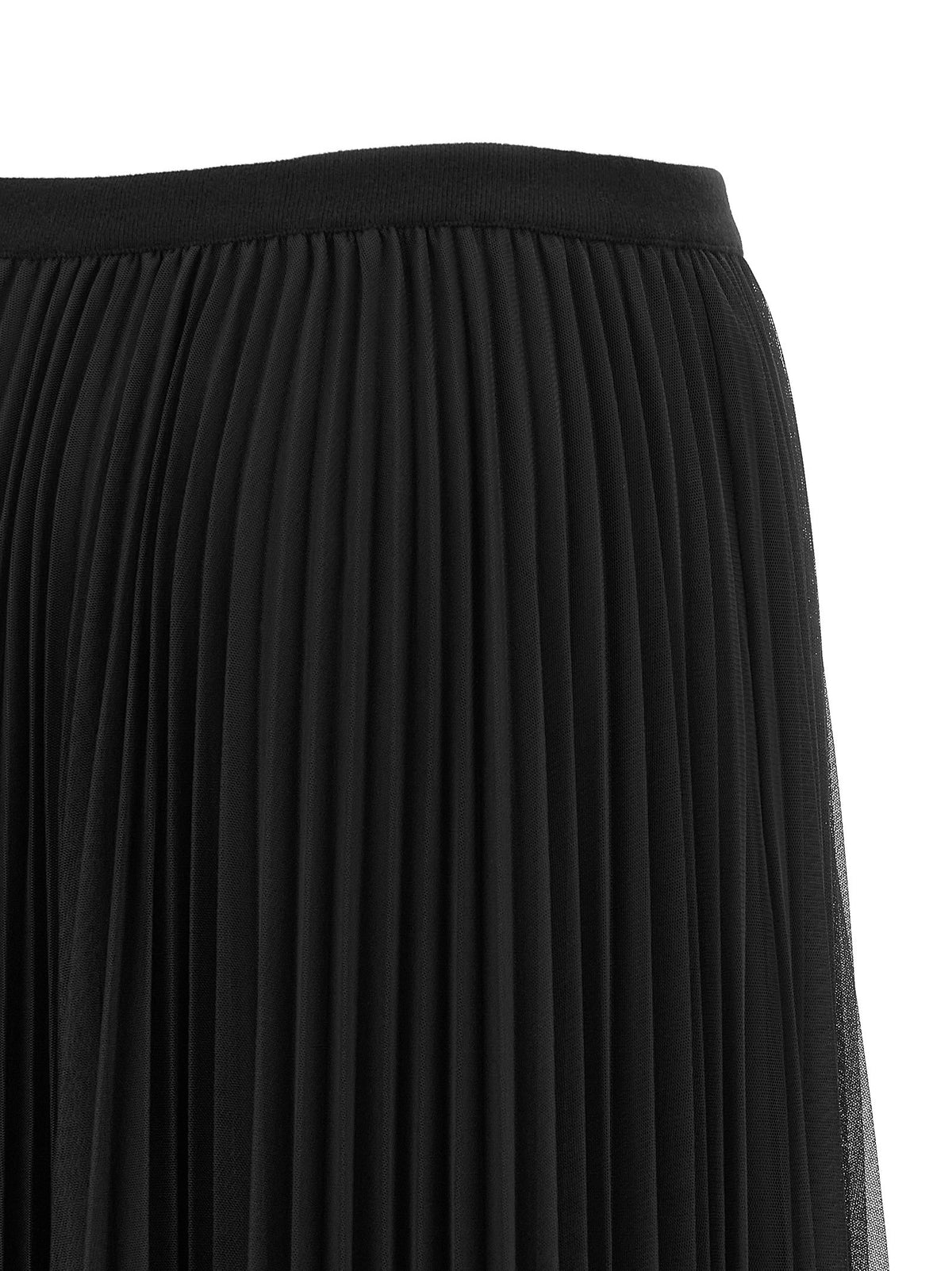 Fabiana Filippi Tulle Pleated Skirt Blue, view 4