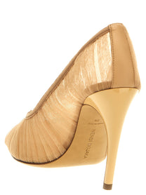 Nensi Dojaka Tulle Pumps Beige