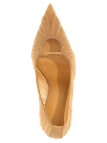 Nensi Dojaka Tulle Pumps Beige