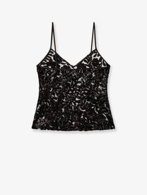 Golden Goose Women's Tulle Top Black