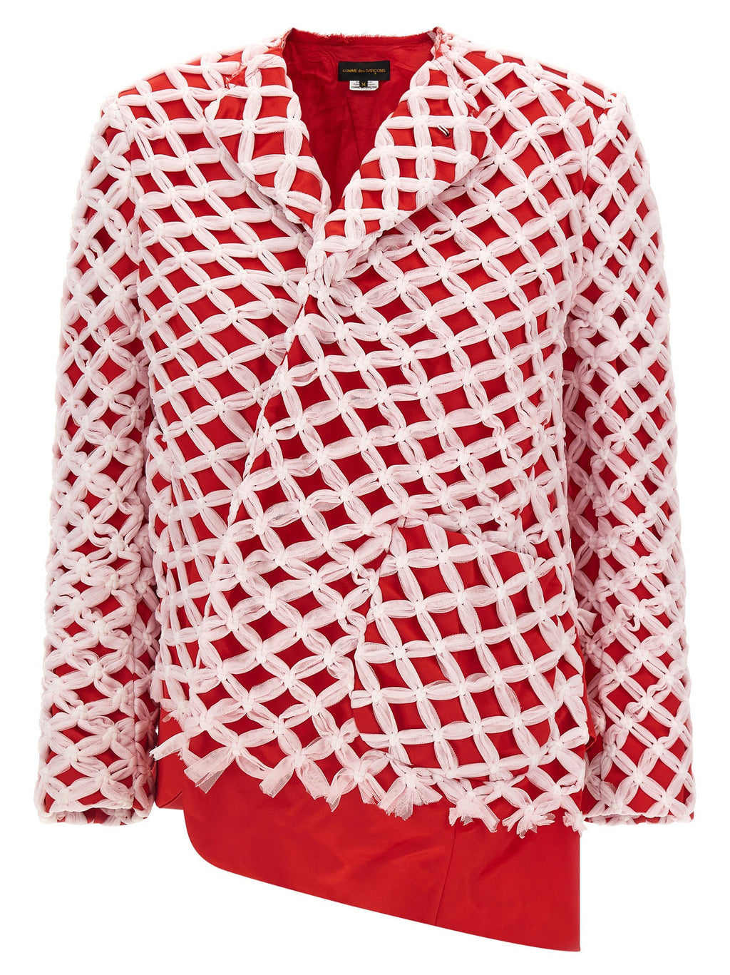 Comme Des Garçons Tulle Weave Blazer Gold