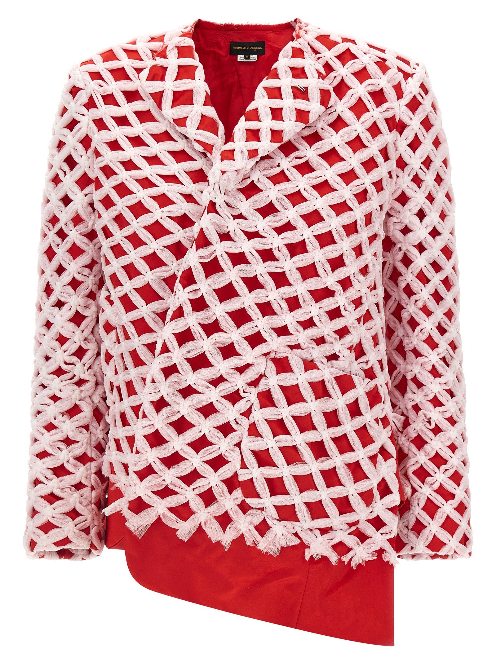 Comme Des Garçons Tulle Weave Blazer Gold