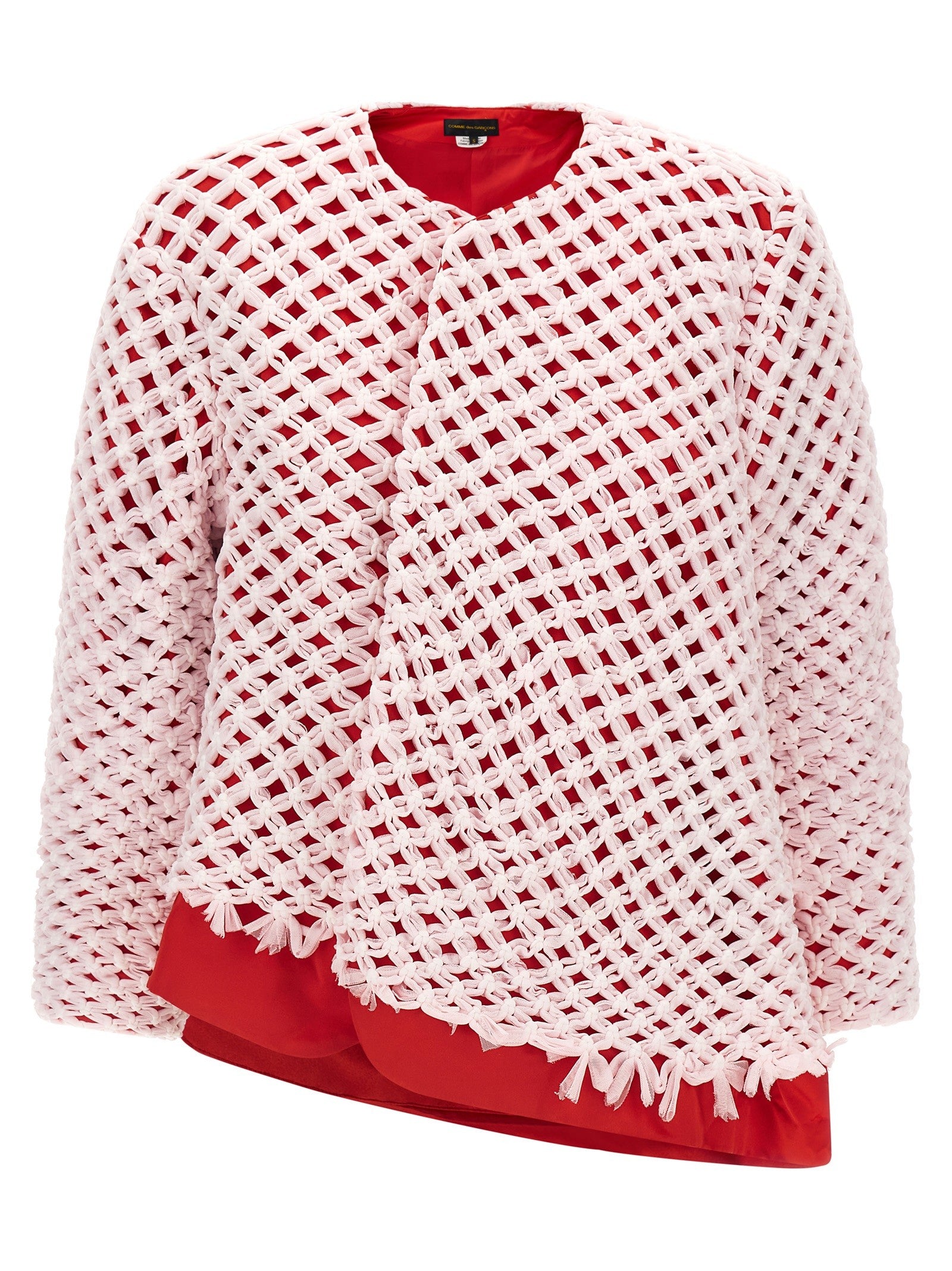Comme Des Garçons Tulle Weave Blazer Gold